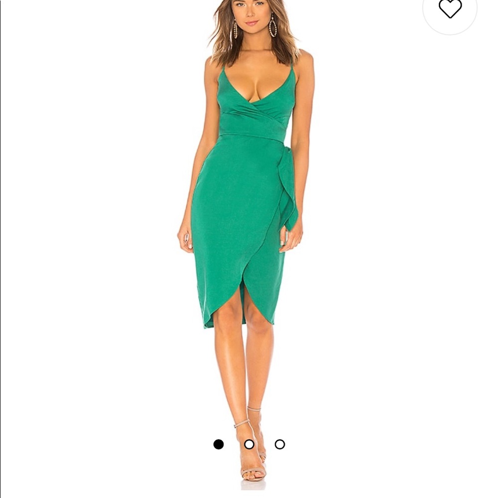 Revolve lovers and friends green dress